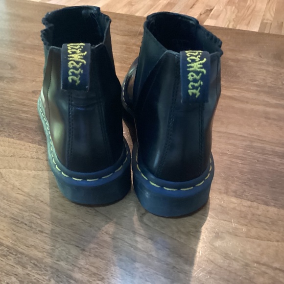 Dr. Martens Women's Black Leather Bianca Chelsea Short boots UK 5 / W 7 - Picture 2 of 7